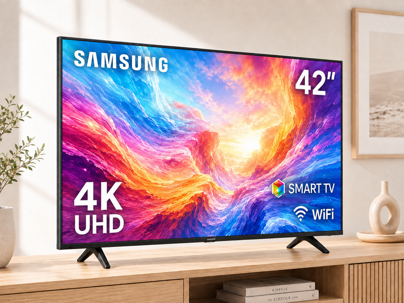 Телевізор Samsung 42&Prime; LED 4K UHD Smart TV, Wi-Fi, кріплення в комплекті TG-SAM-42-04 фото