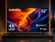 Телевізор Samsung 52&Prime; LED 4K UHD Android TV, Wi-Fi, кріплення в комплекті TG-SAM-52-04 фото 1