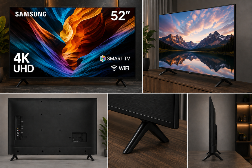 Телевізор Samsung 52&Prime; LED 4K UHD Android TV, Wi-Fi, кріплення в комплекті TG-SAM-52-04 фото