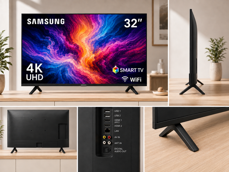 Телевізор Samsung 32&Prime; LED Smart TV, Wi-Fi, кріплення в комплекті TG-SAM-32-04 фото