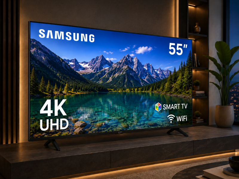Телевізор Samsung 55&Prime; LED 4K UHD Smart TV на Android 15, Wi-Fi, Bluetooth TG-SAM-55-04 фото